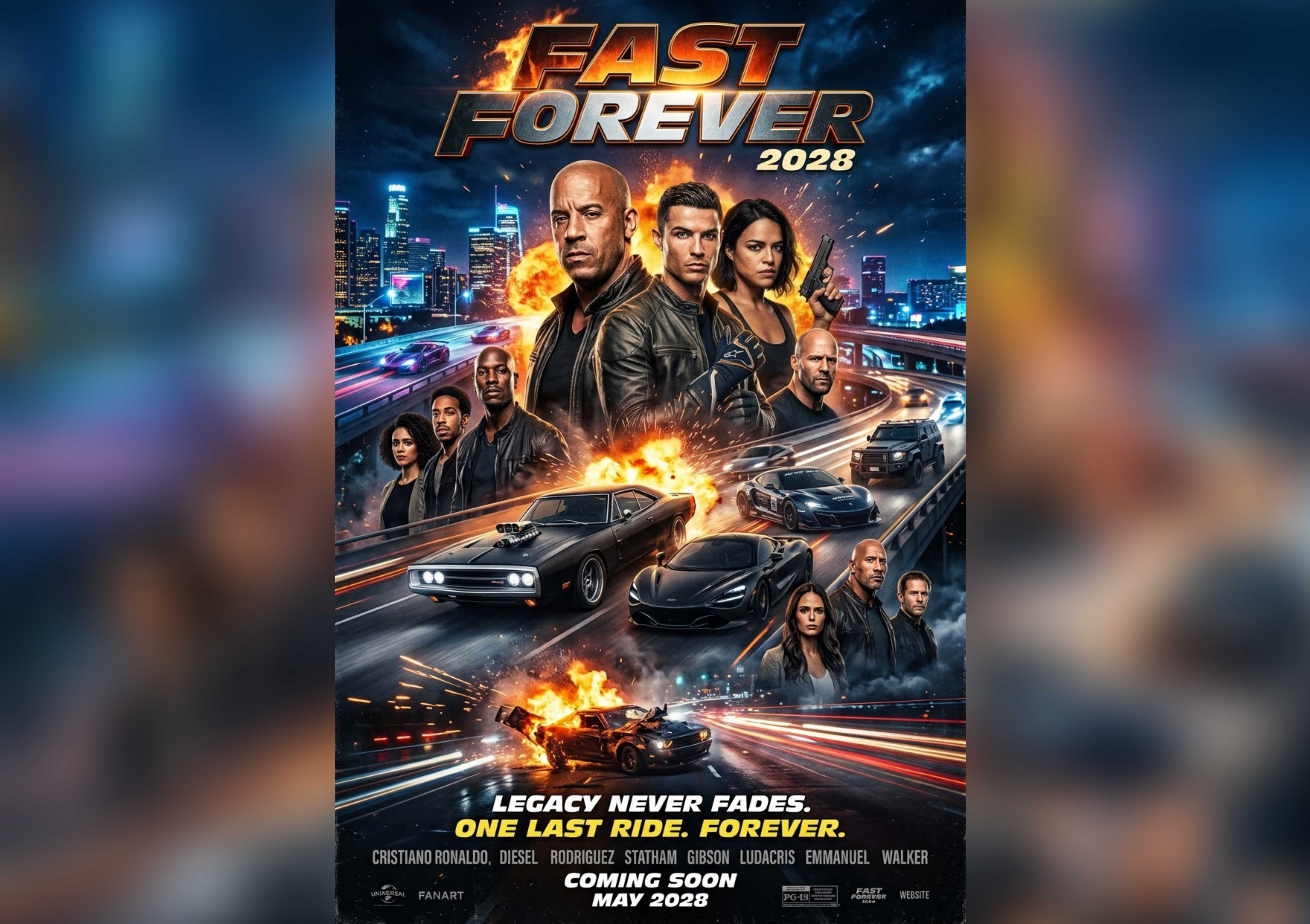 Fast Forever 'FAN MADE' movie poster